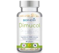 Biophénix - Dimucol 60 gélules - Procédé Exclusif Extraction Intégrale® - 0% Excipient • Oleuropéine - Régule le cholestérol - Complément Alimentaire - Fabriqué en France - Vegan