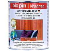 BioPin Premium Teck 375ml Vernis À Bois Satiné Sans Solvant