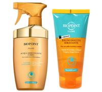 Biopoint Eau Solaire Bronzante Accélératrice Set Plage Avec Gel Douche