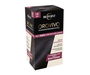Biopoint KIt Orovivo Elisir de Couleur, traitement colorant sans ammoniaque - 1 noir