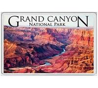 Biopracess Grand aimant de réfrigérateur - Parc national du Grand Canyon - Plaque en métal - 20,3 x 30,5 cm