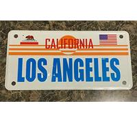 Biopracess Plaque d'immatriculation en métal Los Angeles California - 15,2 x 30,5 cm