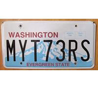 Biopracess Plaque d'immatriculation Washington 2005 - Mighty 73rs - 15,2 x 30,5 cm