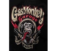 Biopracess Plaque murale vintage en métal Gas Monkey - 20,3 x 30,5 cm
