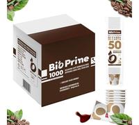 BioPrime Gobelets à café en papier (1000 Unitè)