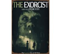 Bioprocess Affiche de film The Exorcist - Plaque murale publicitaire en métal de style vintage - Plaque en métal - 20,3 x 30,5 cm