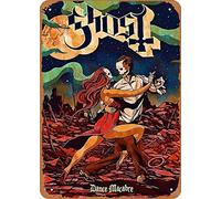 Bioprocess Affiche de groupe Ghost Townposter Age Vintage Look Tin Sign Bar Café Vintage Metal Sign Poster 20,3 x 30,5 cm