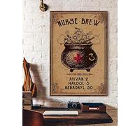 Bioprocess Affiche d'infirmière - Cadeau pour infirmière - Décoration murale - Cadeau d'infirmière - Décoration murale pour la maison ou la chambre à coucher - 20,3 x 30,5 cm