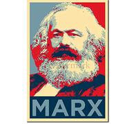 Bioprocess Karl Marx Poster Cadeau Home Wall Decor Hope Marxism Socialism Communism Cuba Décoration murale intérieur/extérieur 20,3 x 30,5 cm