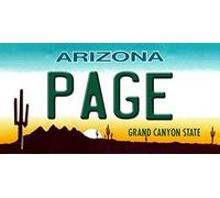 Bioprocess Nouvelle page de plaque d'immatriculation de l'Arizona State Background Nouveauté Plaque d'immatriculation 15 x 30 cm Poster 20,3 x 30 cm