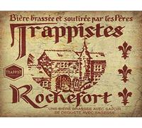 Bioprocess Plaque en métal Trappiste belge bière 20,3 x 30,5 cm