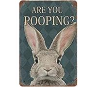 Bioprocess Poster mural en métal « Are You Pooping » - 20,3 x 30,5 cm