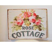 Bioprocess Spring Rose Cottage Rustic Farmhouse De Summer Everyday Poster Décoration murale Affiche de bar Poster Ptyle Art mural Pub Bar Décoration murale Affiche en métal 20,3 x 30,5 cm