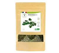 BIOPTIMAL - Feuilles de Moringa Bio - Infusion - Cultivé en Guadeloupe et Conditionné en France - 30g