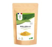 BIOPTIMAL - Pollen Bio - Superaliment - Immunité Vitalité Énergie - 100% Pollen de fleurs Pur - Qualité Premium - Conditionné en France - Certifié par Ecocert - 300g