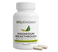 BiOptimizers Magnesium Breakthrough 4.0 Complexe 7 En 1, 30 Gélules Véganes - Glycinate, Malate, Taurate Et Citrate De Magnésium Hautement Concentrés - Pour Le Sommeil Et La Gestion Du Stress