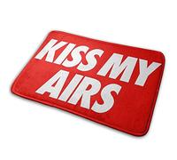 Bioputty Kiss My Airs Paillasson Paillasson Tapis de Pied Polyester Antidérapant Paillasson Avant Lavable Entranc 76,2 x 45,7 cm