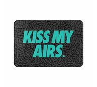 Bioputty Tapis d'intérieur Kiss My Airs en polyester, tapis de sol, tapis de sol, tapis de sol, paillasson d'entrée, lavable, Entranc 76,2 x 45,7 cm
