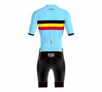 Combinaison intégrale Bioracer Official Belgium Icon Road Race bleu - L