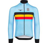 Bioracer Official Team Belgium 2023 Icon Maillot cycliste à manches longues Tempest Thermal Blue Taille L Blue Taille L Pièce unique