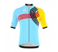 Bioracer Officieel Team Belgium Icon Wieler T-shirt édition olympique Maat, Bleu., S