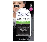 BIORÉ 6 Patchs Purifiants au Charbon