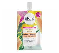 Bioré Clear and Bright Yuzu Lemon + Papaye AHA Masque visage à l'argile 50 ml