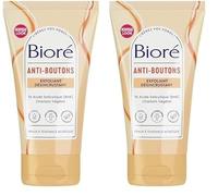Biore Exfoliant Désincrustant Anti-Boutons au Charbon + Acide Salicylique 125 ml (Lot de 2)