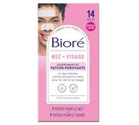 BIORE - Patchs Purifiants Assortis pour Peau Claire et Fraîcheur, Boîte Pratique de 14 unités - Le lot de 3