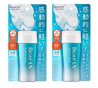 Biore UV Aqua Rich Watery Gel Sunscreen Crème Solaire SPF50+ PA++++ 70g Ecran Solaire Made in Japan, Lot de 2