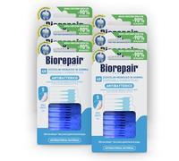 Biorepair, 40 brosses jetables en caoutchouc avec MicroRepair, format fin, pour espaces restreints, délicates pour les dents et les gencives