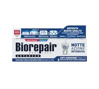 Biorepair, Dentifrice avancé, nuit intense anti-érosion, protège et répare l'émail dentaire, antibactérien, avec MicroRepair, zinc PCA et xylitol, pour une haleine fraîche, 75 ml