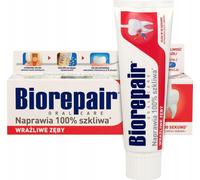 Biorepair Fast Sensitive Repair dentifrice bio-actif qui réduit la sensibilité dentaire et restaure l'émail dentaire 75 ml