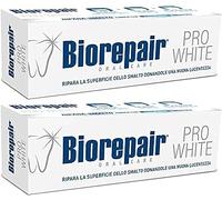 Biorepair: Lot de 2 tubes de pâte à dents blanchissante Pro White avec microRepair - 2,5 onces fluides (75 ml)