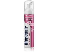 Biorepair Peribioma Gum Protection 2v1 mousse dentaire 2 en 1 pour nettoyer les dents et les gencives sans brosse à dents ni eau pour les dents 75 ml