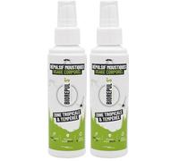 BIOREPUL'S - Spray Répulsif anti Moustiques - Pour corps et textiles - À base d'IR3535 - Protège contre les piqûres de moustiques - 100ml (Lot de 2)