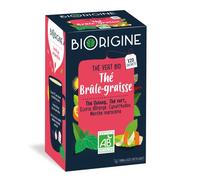 BiOrigine - Thé Brûle-graisse - Thé vert & Thé Oolong- Ingrédients d'origine naturelle - 20 sachets