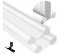 BIORYC (x2) Boudin de porte d'entrée en similicuir avec bande d'étanchéité pour portes | Boudin de porte extérieur isolant thermique et acoustique | Protecteur de porte maison contre le froid, le