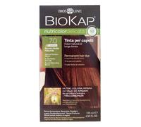 BIOKAP Nutricolor Délicato Rapid, Teinture cheveux 7.0 Blonde Moyen Naturel, Teinte cheveux sans ammoniaque qui rend les cheveux souples, Coloration cheveux avec 10 minutes de pose, 135 ml