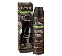 Bios Line BioKap Spray pour retouches de teinture, châtain foncé, pour recouvrir les racines en un instant, 75 ml