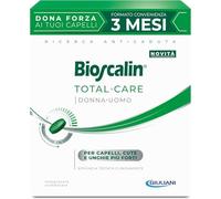 Bioscalin TOTAL •CARE Complément alimentaire avec actifs naturels, pour cheveux, cuir et ongles plus forts, pour femme et homme, sans gluten, 90 comprimés