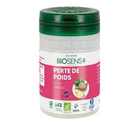 Biosens - Gélule végétale Perte de poids - Konjac - Certifié Bio AB Vegan - Fabriqué en France - Programme de 21 jours - 42 gélules