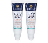 BIOSOLIS® Lait Solaire Sport SPF50+ Crème Protection 2x50 ml