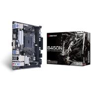 Biostar B450NH - Carte mère - Mini-ITX - Socket AM4 - Chipset AMD B450 - USB 3.1 Gen 1 - Gigabit LAN - Graphique embarqué (CPU requis)
