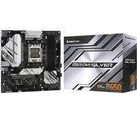 Biostar B650M-Silver (AM5) Carte mère Socket (PC) AMD® AM5 Facteur de forme (détails) Micro-ATX Chipset de la carte mère AMD® B650