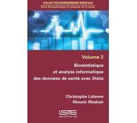Biostatistique Et Analyse Informatique Des Données De Santé Avec Stata