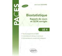 UE4 - Biostatistique - rappels de cours et exercices corrigés - 2e édition