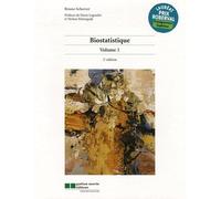 Biostatistique, V1 - Bruno Scherrer - Gaetan Morin Cheneliere Education - broché - Etude