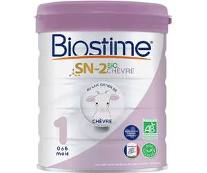Biostime SN-2 Bio Chèvre 1er Âge 0-6 Mois Pot 800g