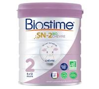 Biostime SN-2 Bio Chèvre 2ème Âge 6-12 Mois Pot 800g